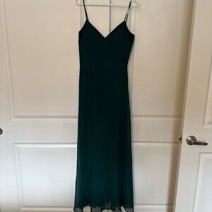 Dark green dress